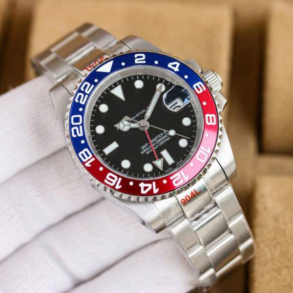Reloj mecánico estilo Gmt Master